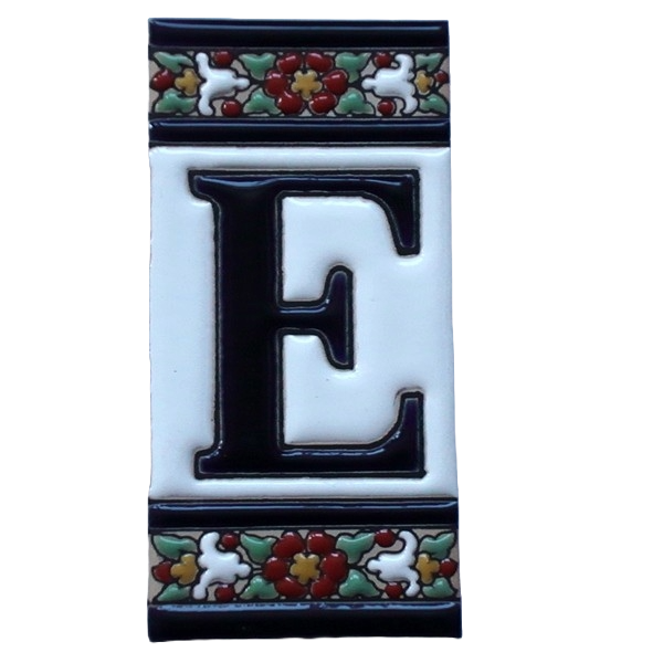 E Цифри и букви 5,5 x 11 см